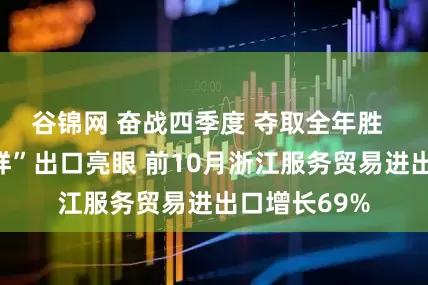谷锦网 奋战四季度 夺取全年胜  文化“新三样”出口亮眼 前10月浙江服务贸易进出口增长69%